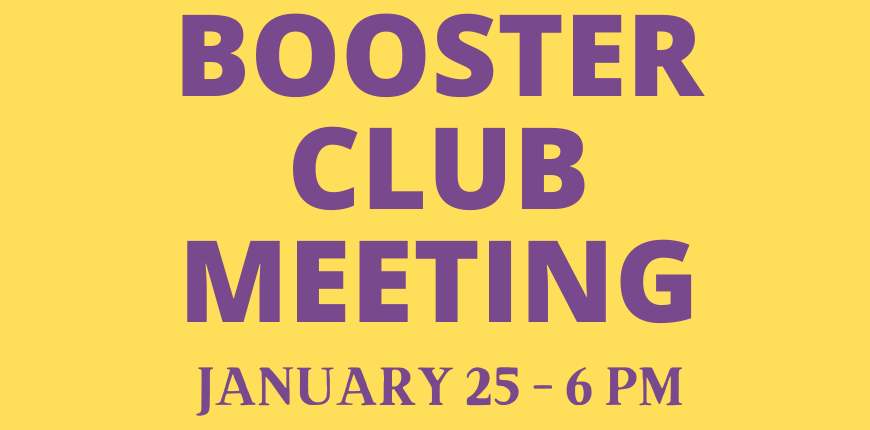PTC Booster Club Meeting - January 25