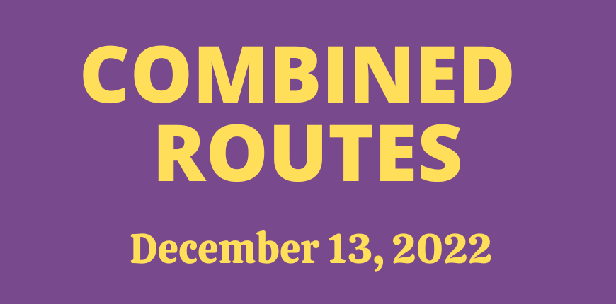 Combined Routes - December 13, 2022