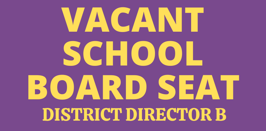 Vacant School Board Seat - District Director B