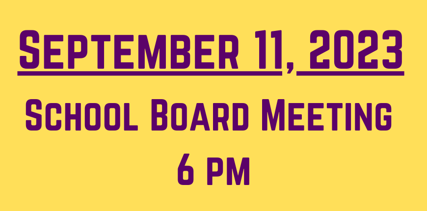School Board Meeting - September 11