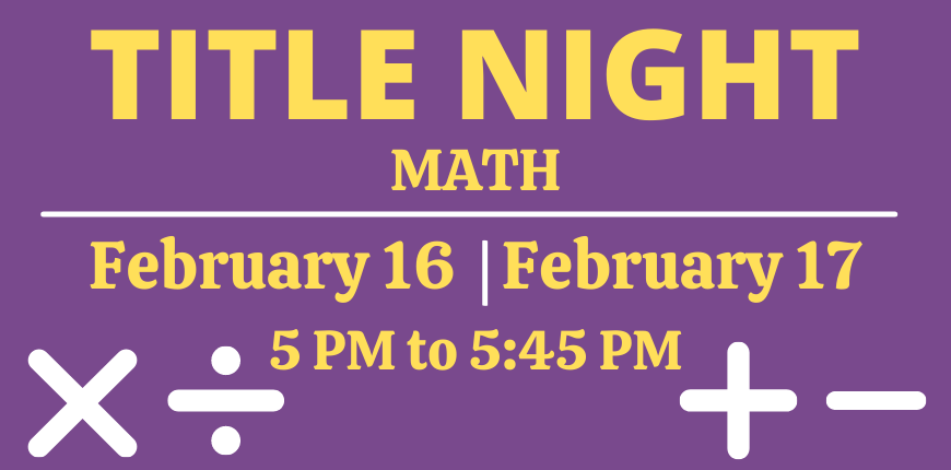 Title Night - February 16th and 17th