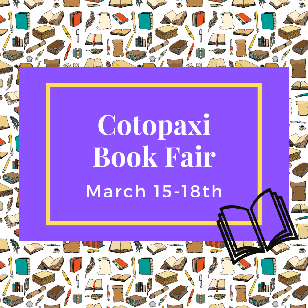 Cotopaxi book fair words and pictures of books