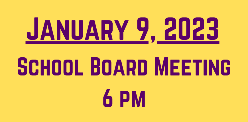 Board Meeting - January 9th, 2023
