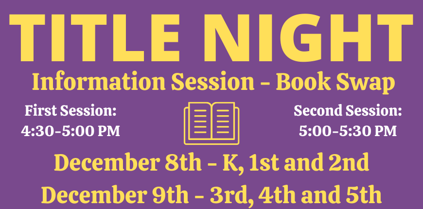 Title Night - December 8th and 9th