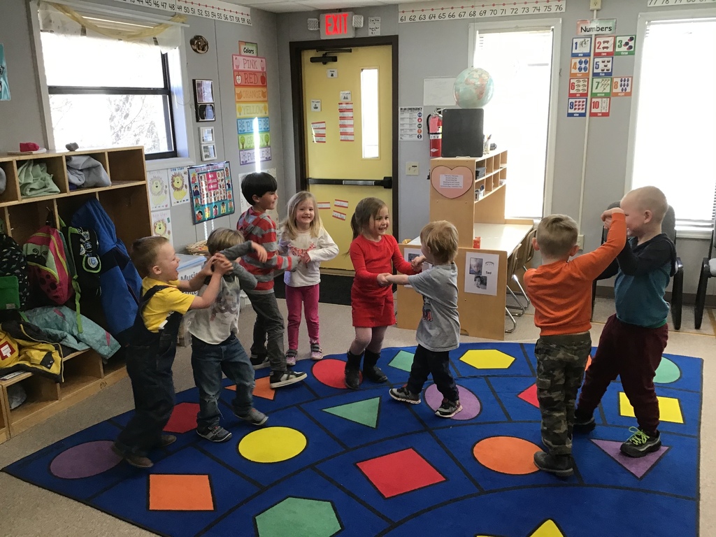 “Grab” a partner and dance until you “freeze”!  Music and movement are a very important part of a preschoolers day!