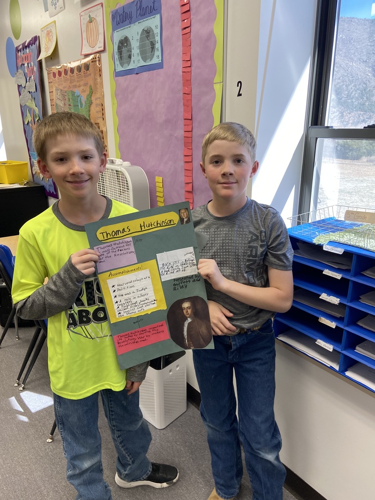 Riley and Garret researched Thomas Hutchison.