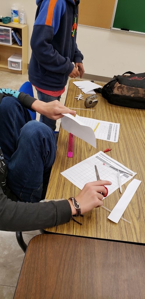 Check out students in Mrs. Riedel's Math Strategies class.   Students see math is everywhere even when determining  how rocket nose cone length affects flight.