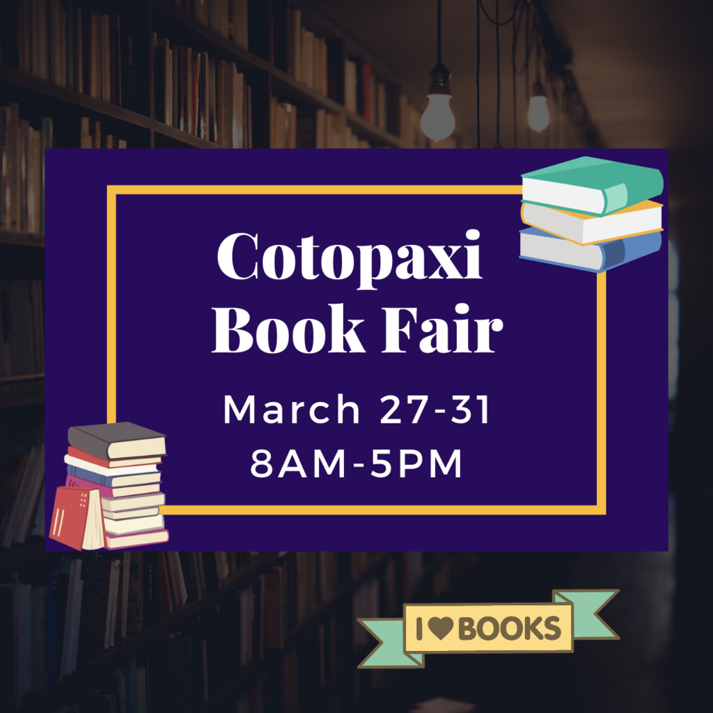 Cotopaxi Book Fair March 27-31